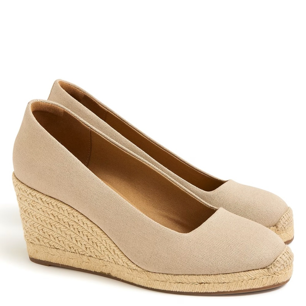 J. Crew Women's Flax Wedge Espadrilles - NEW - size 5